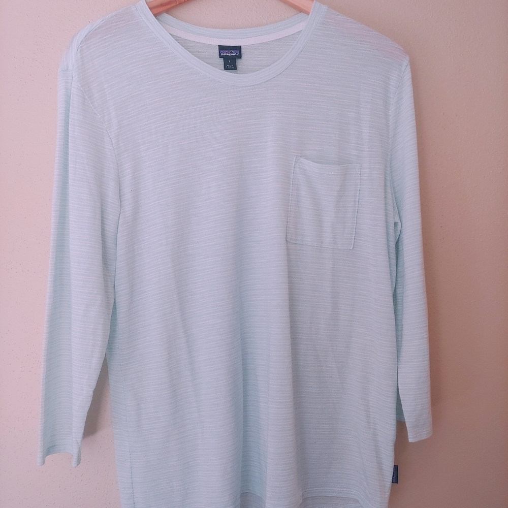 Patagonia Long sleeve strip shirt